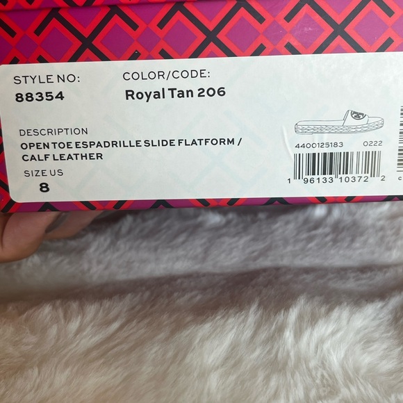 Tory Burch Espadrilles Size 8 TAN - Picture 9 of 9